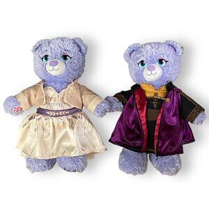 Build A Bear BAB Disney Frozen 2 Anna Bears w/ Dresses Clothes